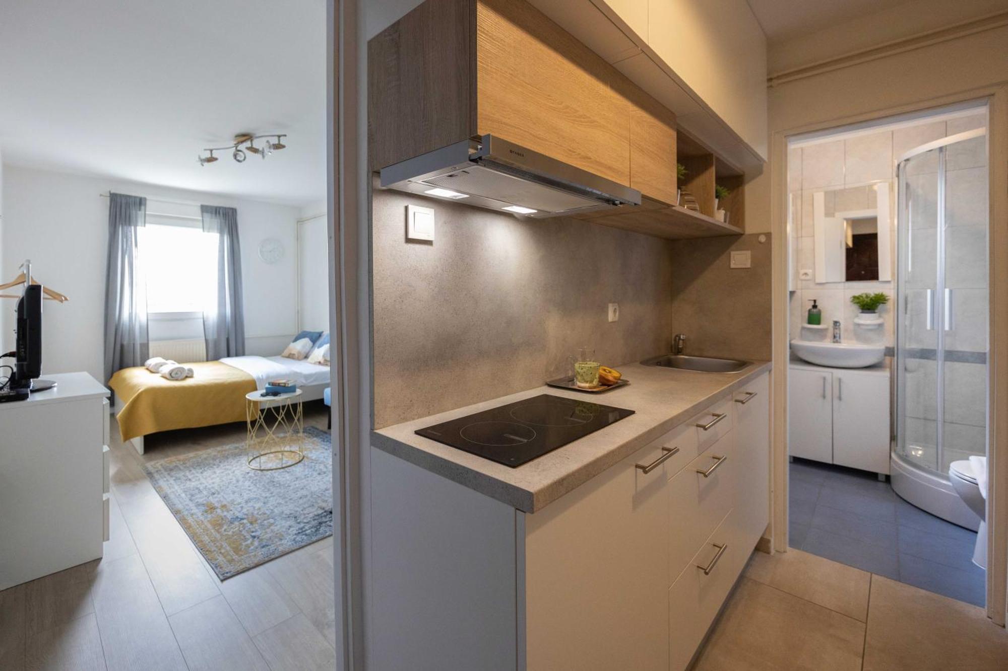 Appartement Bright And Modern Studio Near City Center à Zagreb Extérieur photo